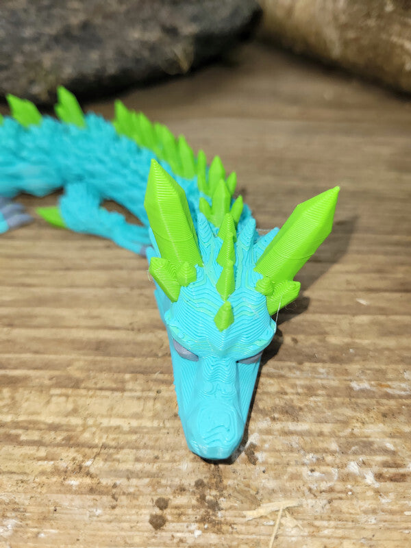 Flexi-Drache „Sturmblatt“ – gefertigt im 3D-Druck