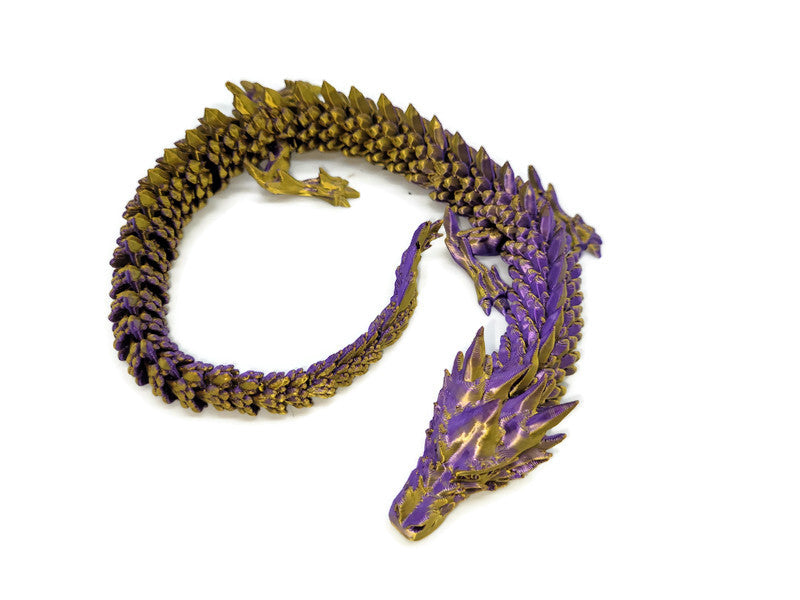 Flexi-Drache „Glimmernacht“ – gefertigt im 3D-Druck