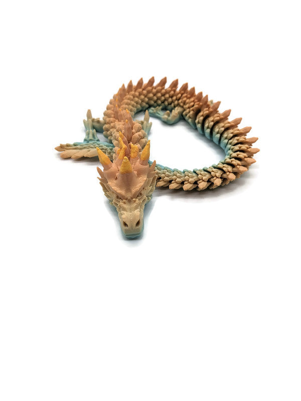 Flexi-Drache „Korallenwächter“ – gefertigt im 3D-Druck