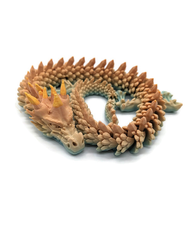 Flexi-Drache „Korallenwächter“ – gefertigt im 3D-Druck