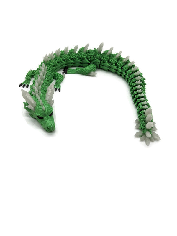 Flexi-Drache „Schattenmoos“ – gefertigt im 3D-Druck