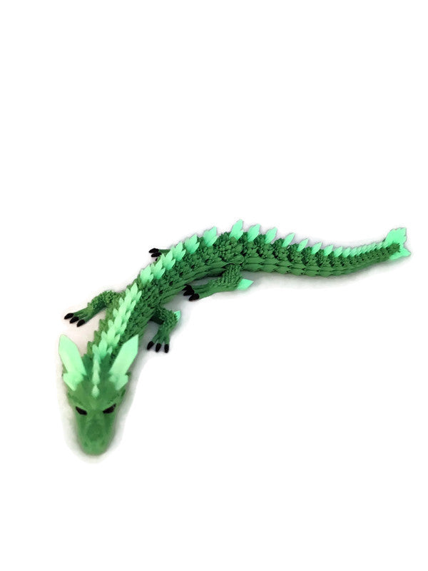 Flexi-Drache „Schattenmoos“ – gefertigt im 3D-Druck