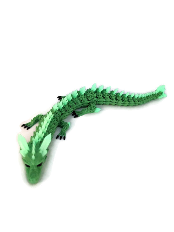 Flexi-Drache „Schattenmoos“ – gefertigt im 3D-Druck