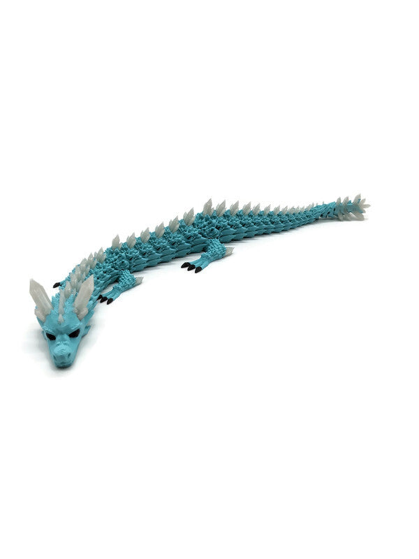 Flexi-Drache „Blauflamme“ – leuchtet im Dunkeln