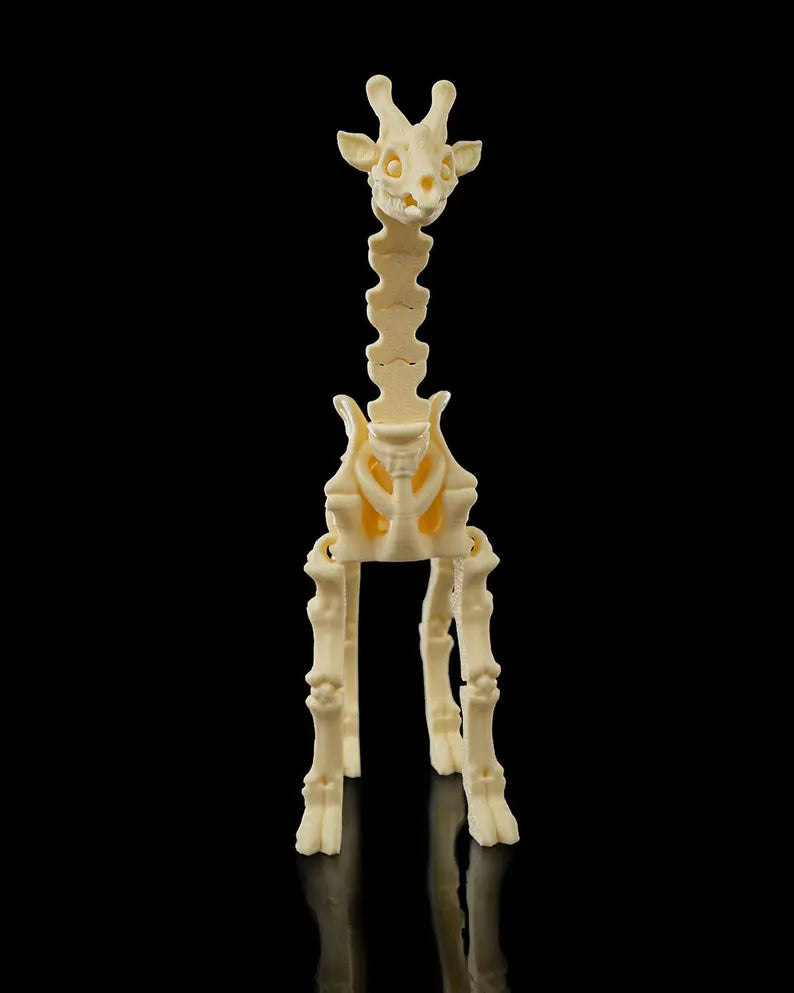 Bewegliches Skelett- Giraffe – gefertigt im 3D-Druck