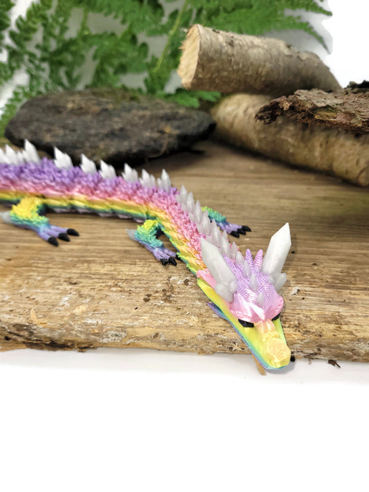 Flexi-Drache „Prismaschwinge“ – leuchtet im Dunkeln