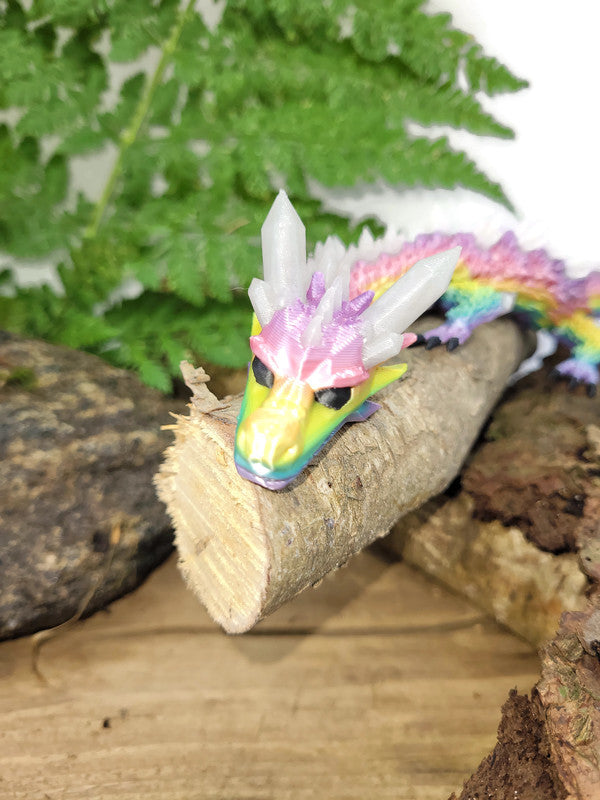 Flexi-Drache „Prismaschwinge“ – leuchtet im Dunkeln