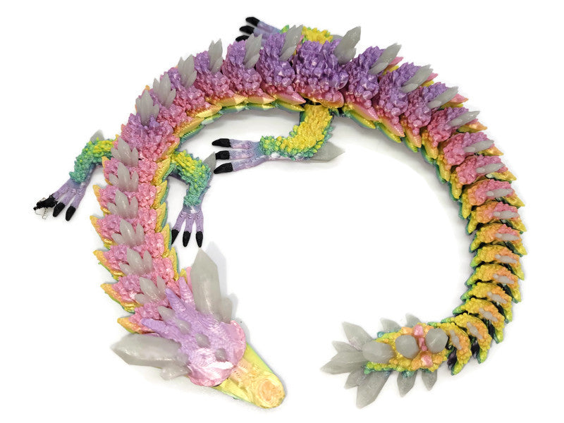 Flexi-Drache „Prismaschwinge“ – leuchtet im Dunkeln