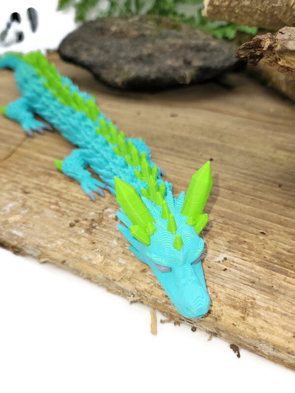 Flexi-Drache „Sturmblatt“ – gefertigt im 3D-Druck