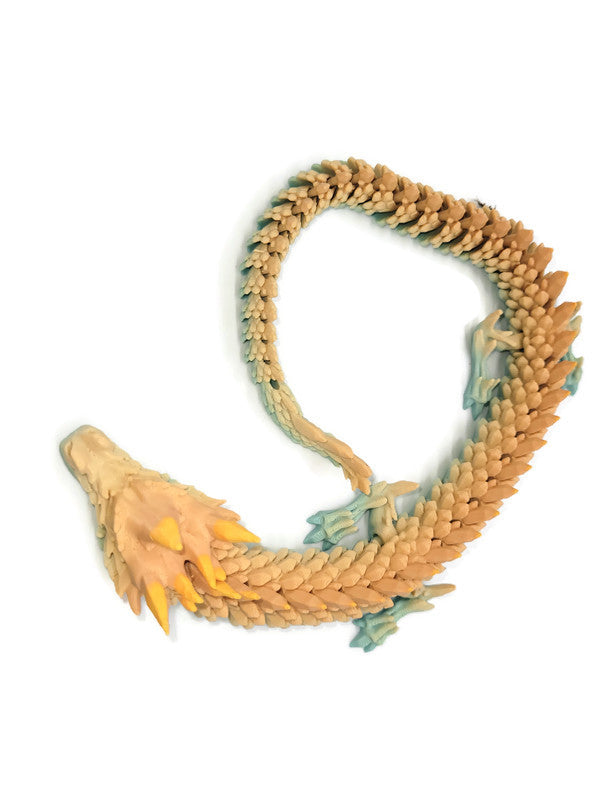 Flexi-Drache „Korallenwächter“ – gefertigt im 3D-Druck
