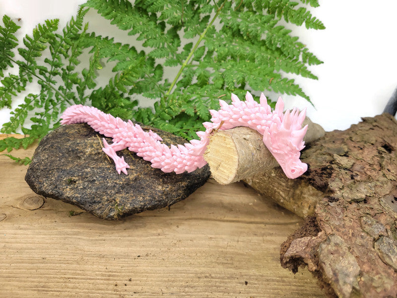 Flexi-Drache „Flüsterlicht“ – gefertigt im 3D-Druck