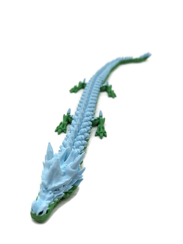 Flexi-Drache „Quellschuppen“ – gefertigt im 3D-Druck