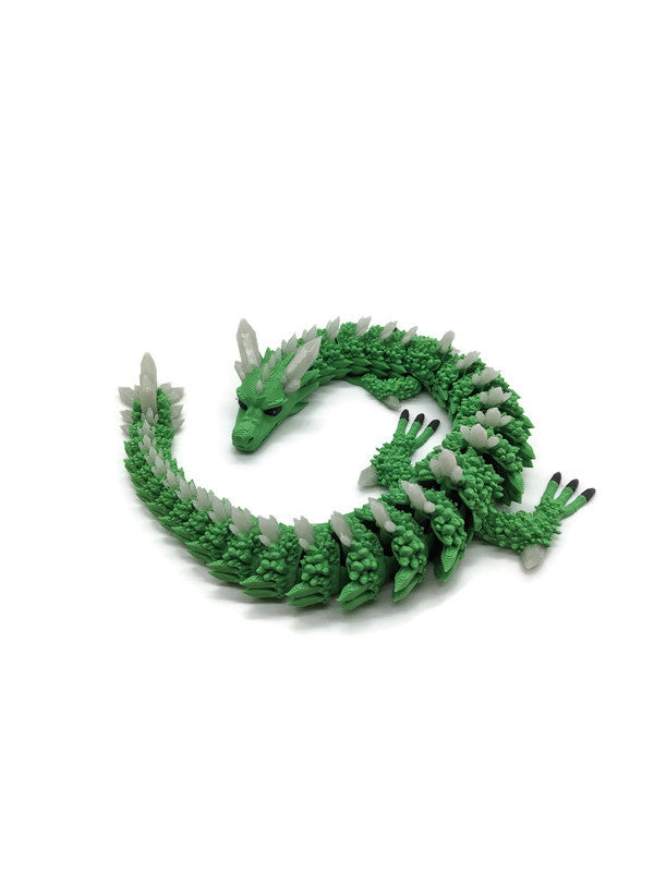 Flexi-Drache „Schattenmoos“ – gefertigt im 3D-Druck