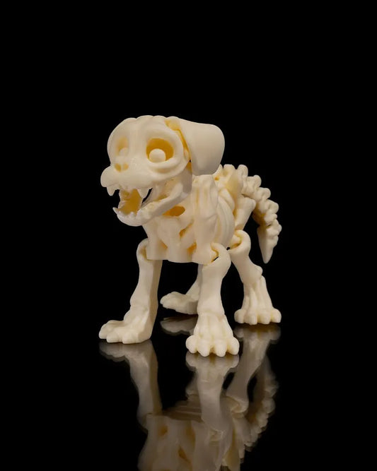 Bewegliches Skelett- Hund – gefertigt im 3D-Druck