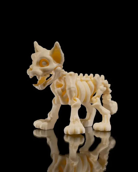 Bewegliches Skelett- Katze – gefertigt im 3D-Druck