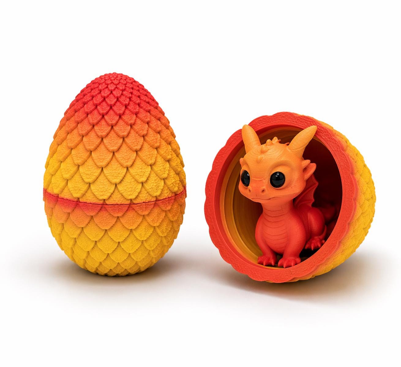 Lieblings-Drachenbaby im Ei  Handmade 3D-Druck