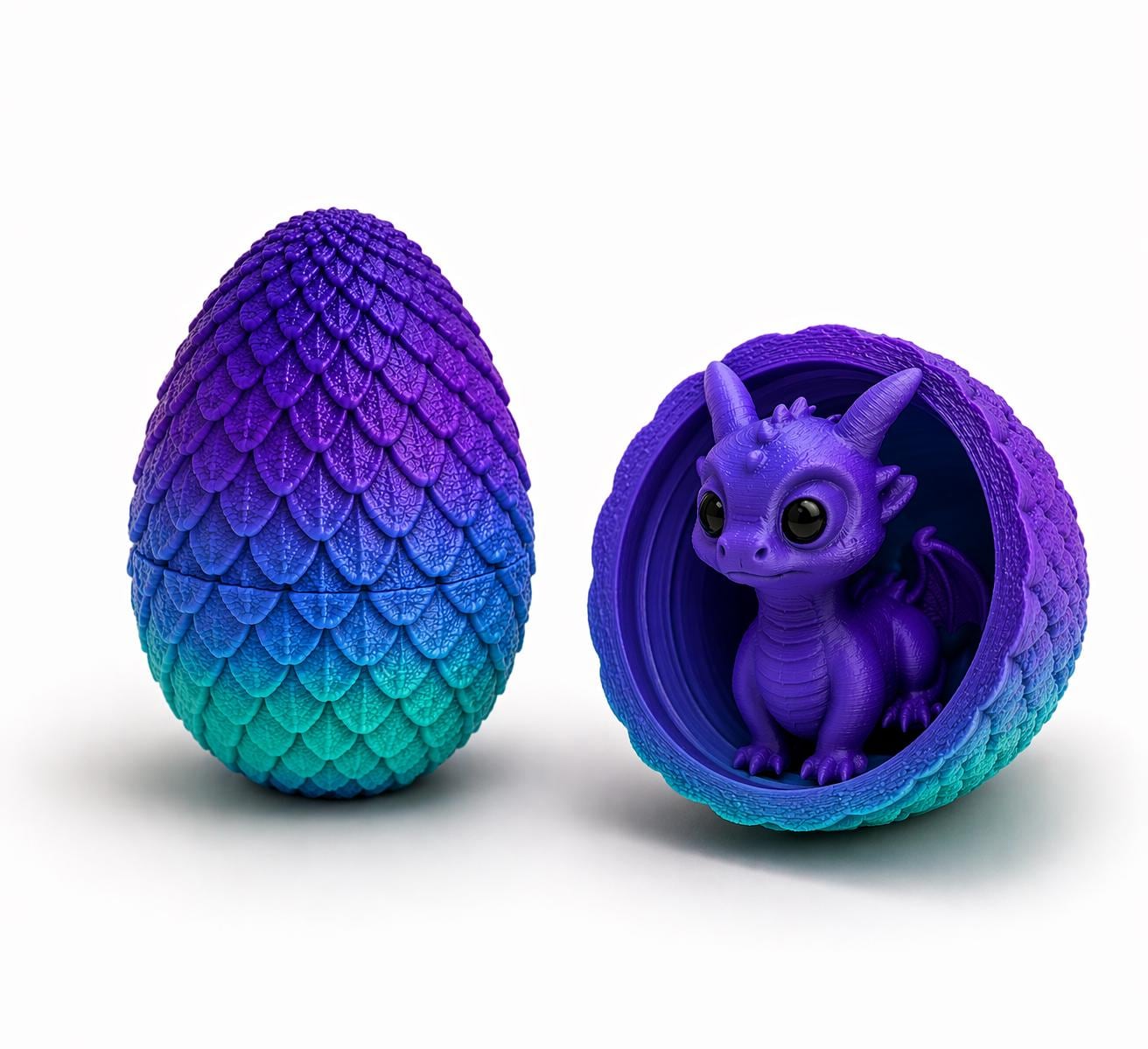 Lieblings-Drachenbaby im Ei  Handmade 3D-Druck